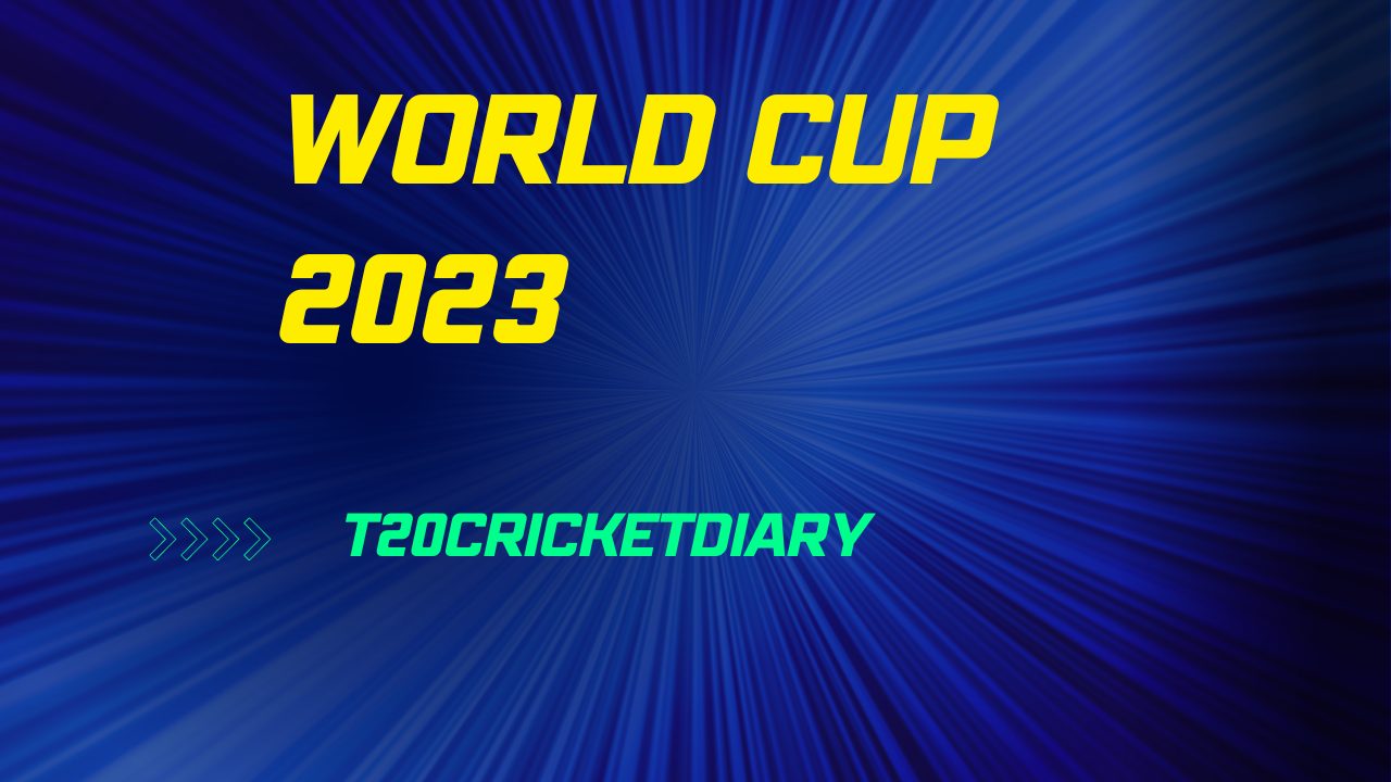 one day world cup date 2023